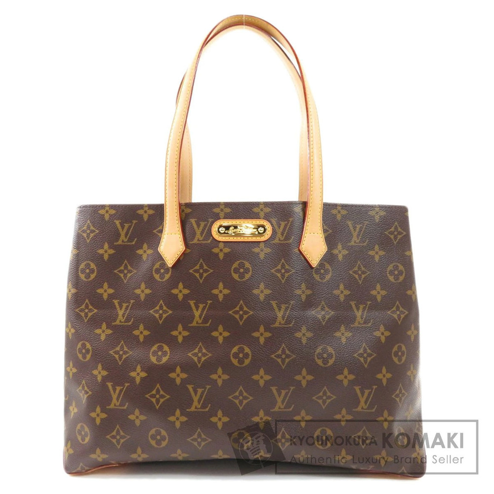 Louis Vuitton Wilshire Monogram Tote Bag Canvas